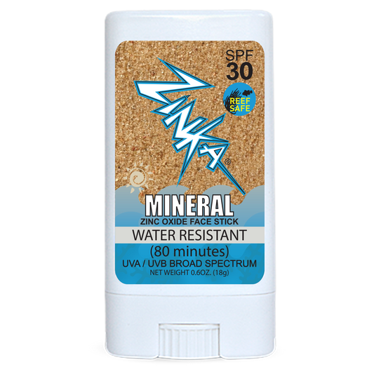 Zinka Sunscreen Mineral SPF 30 Zinc Oxide Face Stick - Miner